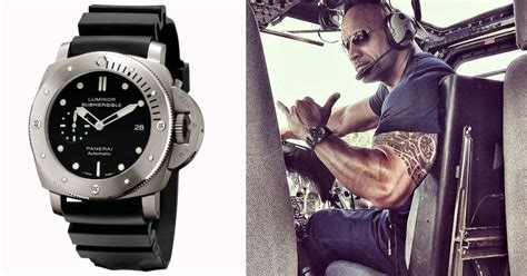 the rock panerai san andreas|panerai movie watches.